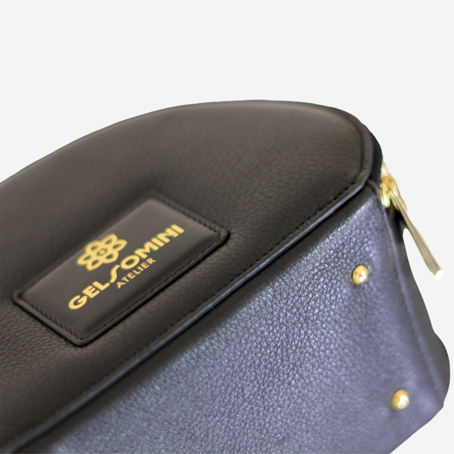 PARIGI - Borsetta artigianale in pelle con finiture a mano e tracolla removibile